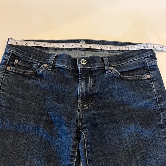7 For All Mankind Gwenevere Mid Rise Skinny Size 26 - Picture 4 of 16